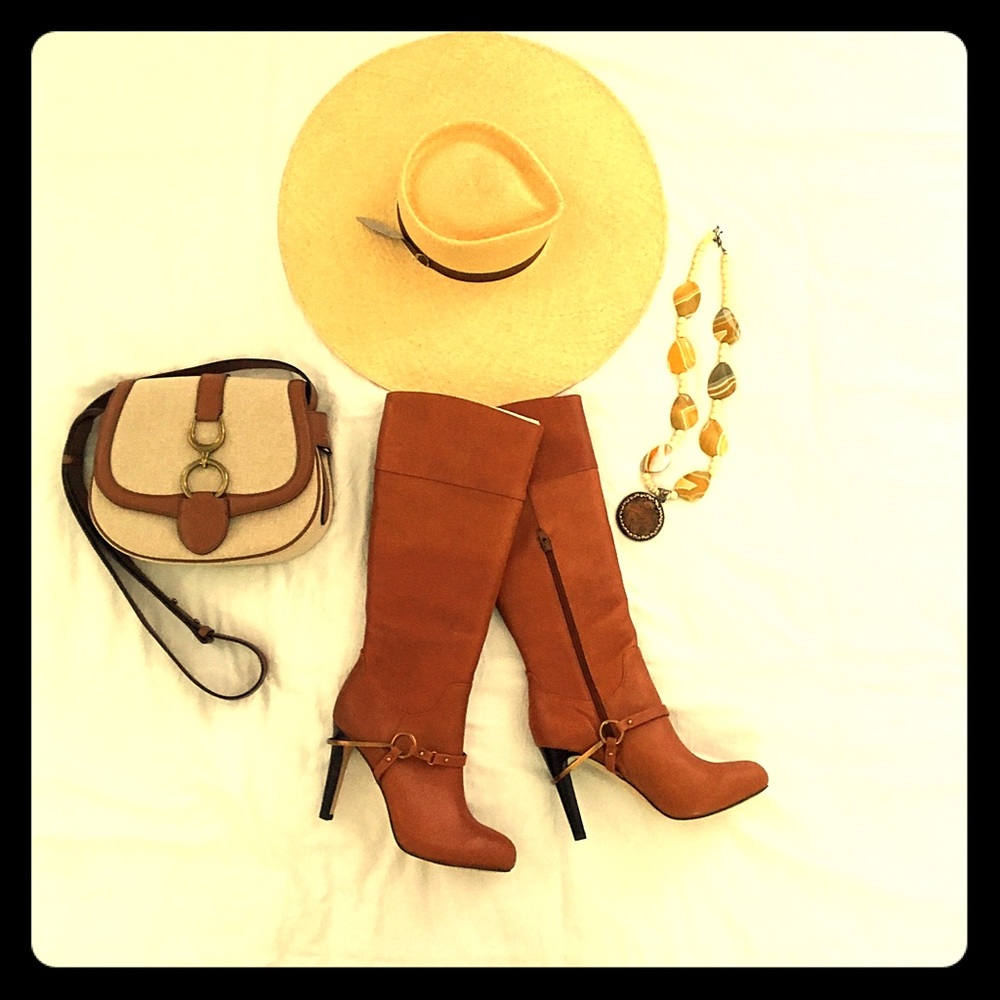 Isola women leather boots.